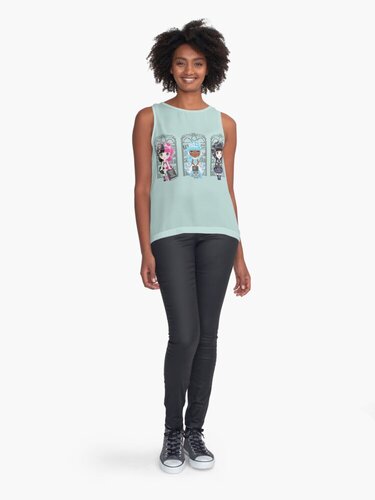 Book Diva Dolls Sleeveless Top