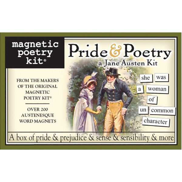 Jane Austen Pride and Poetry Magnetic Kit