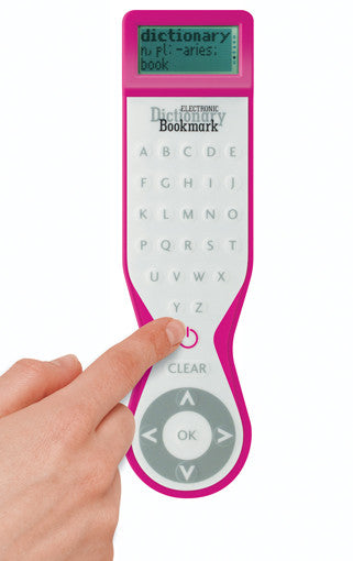 electronic dictionary UK edition being demonstrated