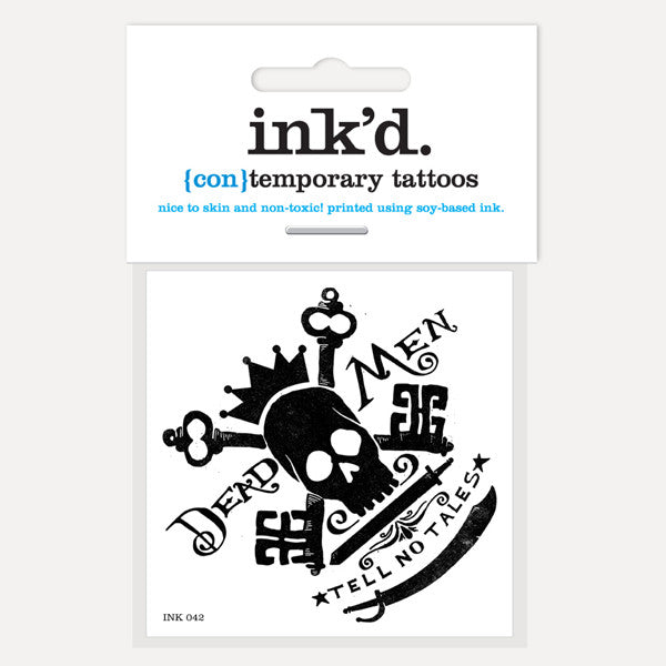  temporary tatto pack - Dead Men Tell No Tales