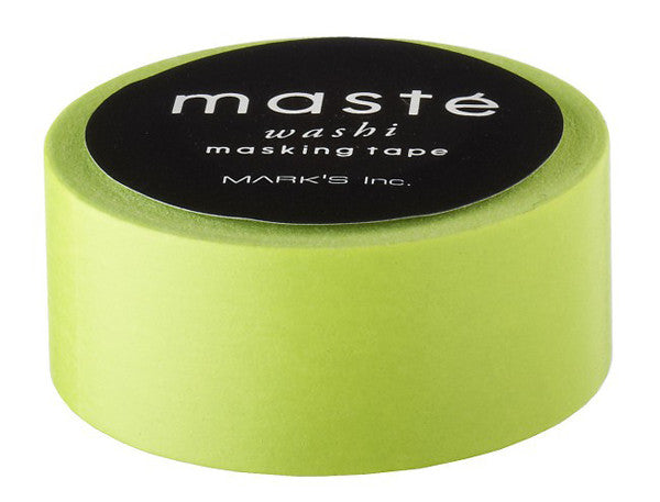 Solid lime coloured masking tape