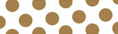BFADMJ004103 Maste Basic - Gold Polka Dots - Washi Tape b