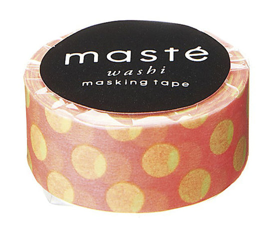 Neon Red with Polka Dots - Washi Tape