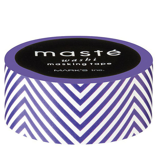 Basic Neon Purple Chevrons - Washi Tape