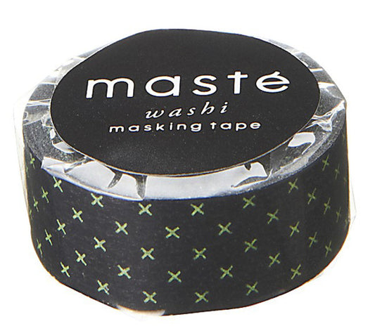masking tape Black Neon Crosses - Washi Tape