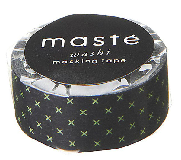 masking tape Black Neon Crosses - Washi Tape