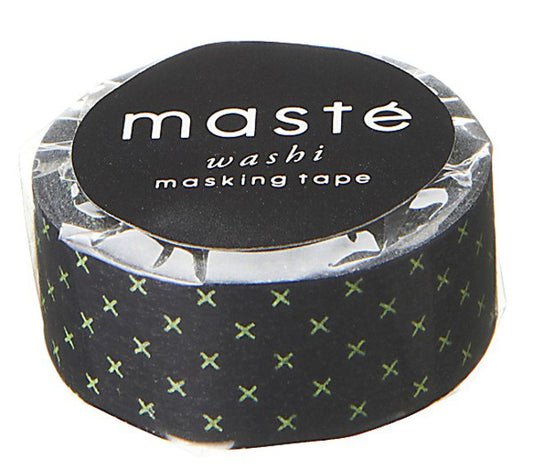 masking tape Black Neon Crosses - Washi Tape