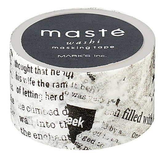 BFADMJ004422 Maste Multi Newspaper - Washi Tape