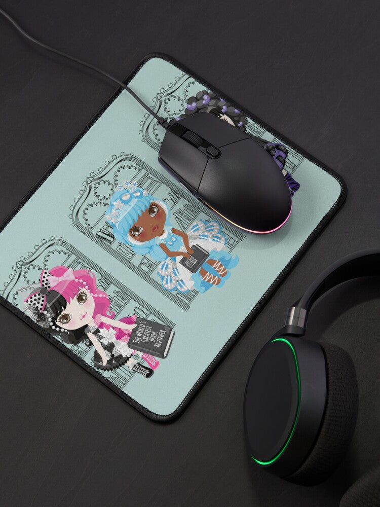 Book Diva Dolls Mouse Pad